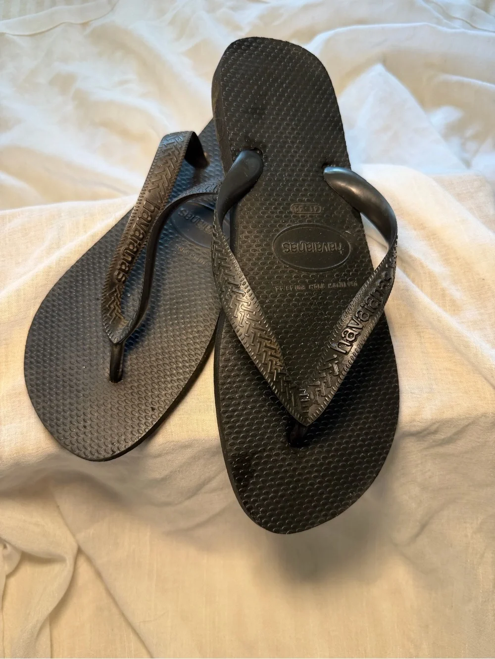 Havaianas Black rubber Flip-flops- unisex